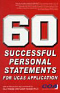 Image of 60 Successful Personal Statements :