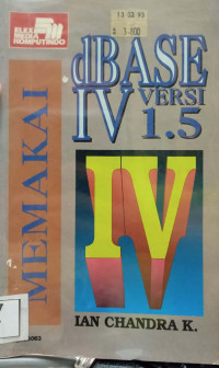 Image of Memakai dBase IV Versi 1.5