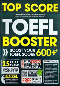 Image of Top Score Toefl Booster : Boost your toefl score 600++